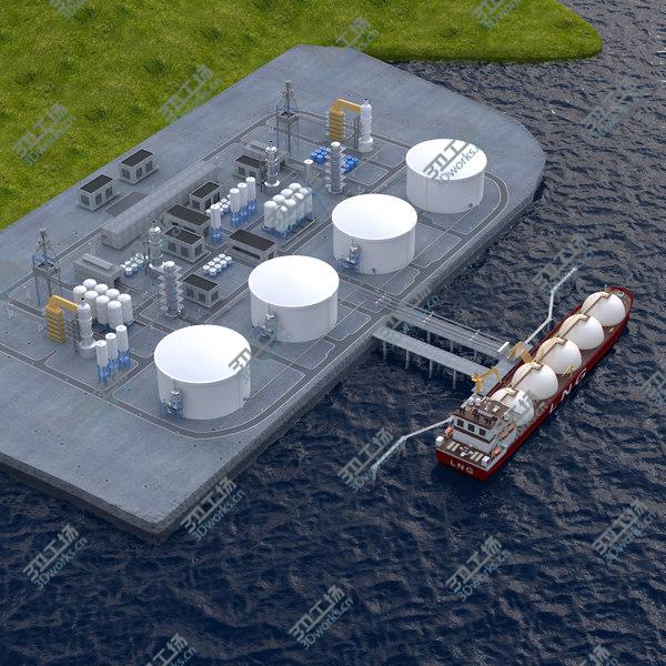 images/goods_img/20210312/3D model LNG Port and Rig Collection/3.jpg